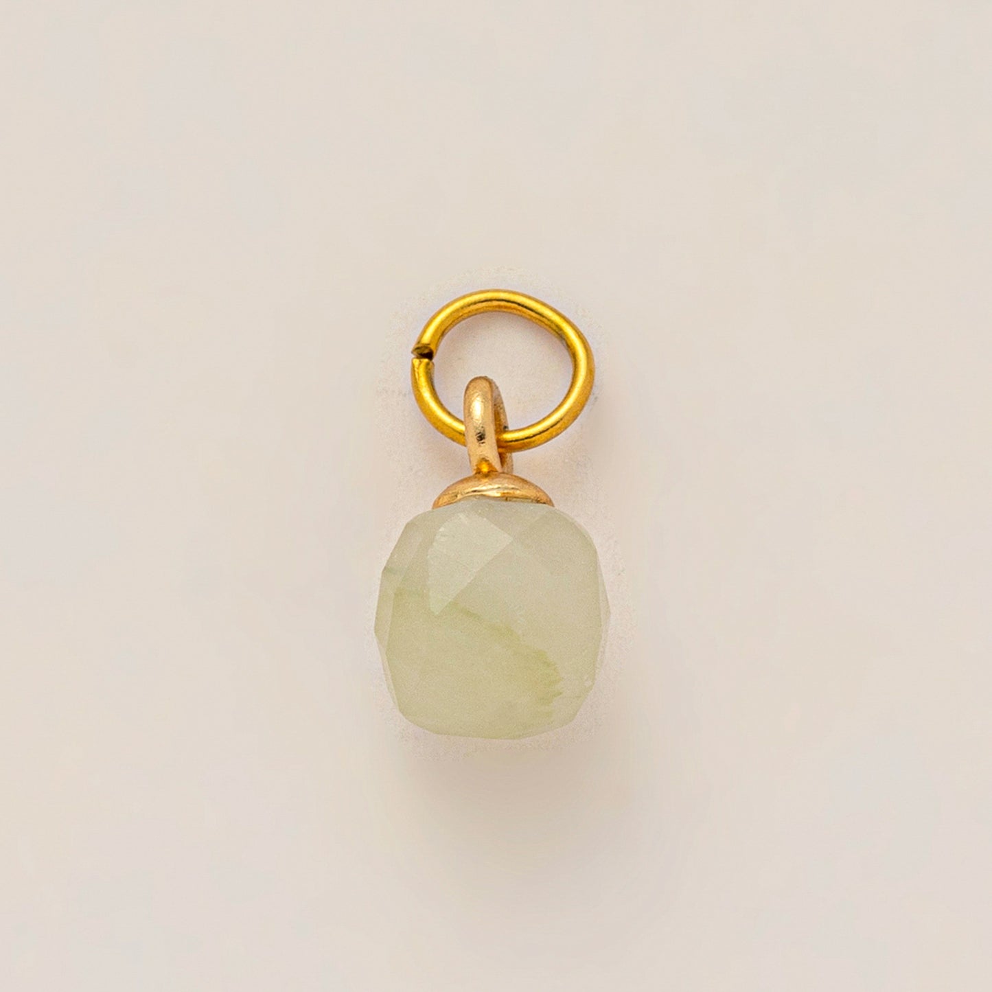 Vintage 18K Gold Plated Stainless Steel Birthstone Charm Bar for Women