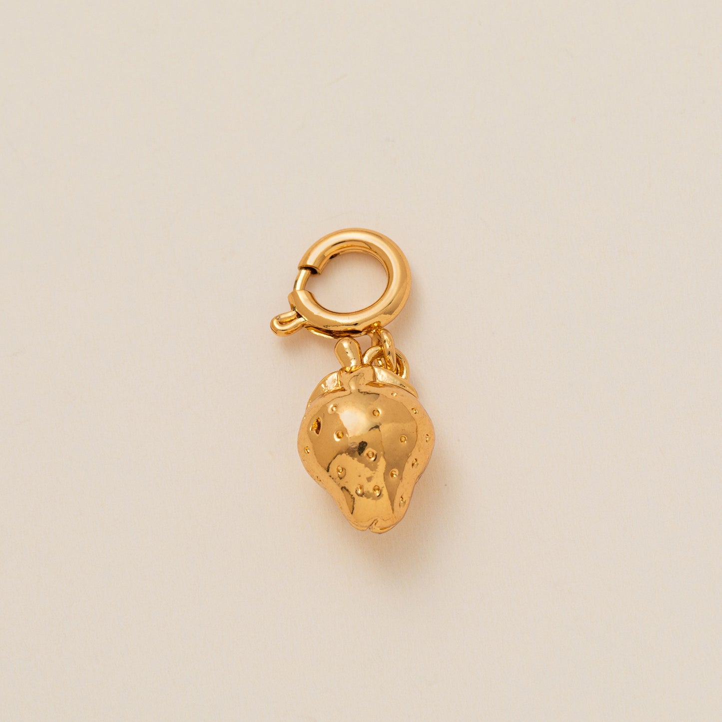 Minimalist Brass Plated Fruit Pendant Necklace