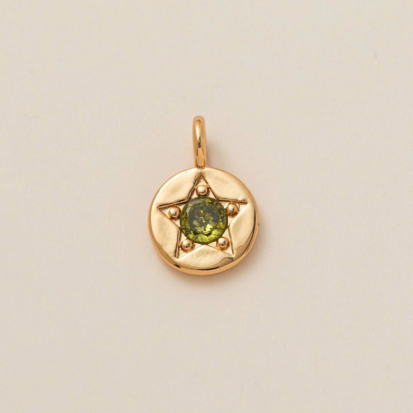 Vintage Geometric Stainless Steel PVD Gold Plated DIY Charm Bar Necklace with 12 Birthstones
