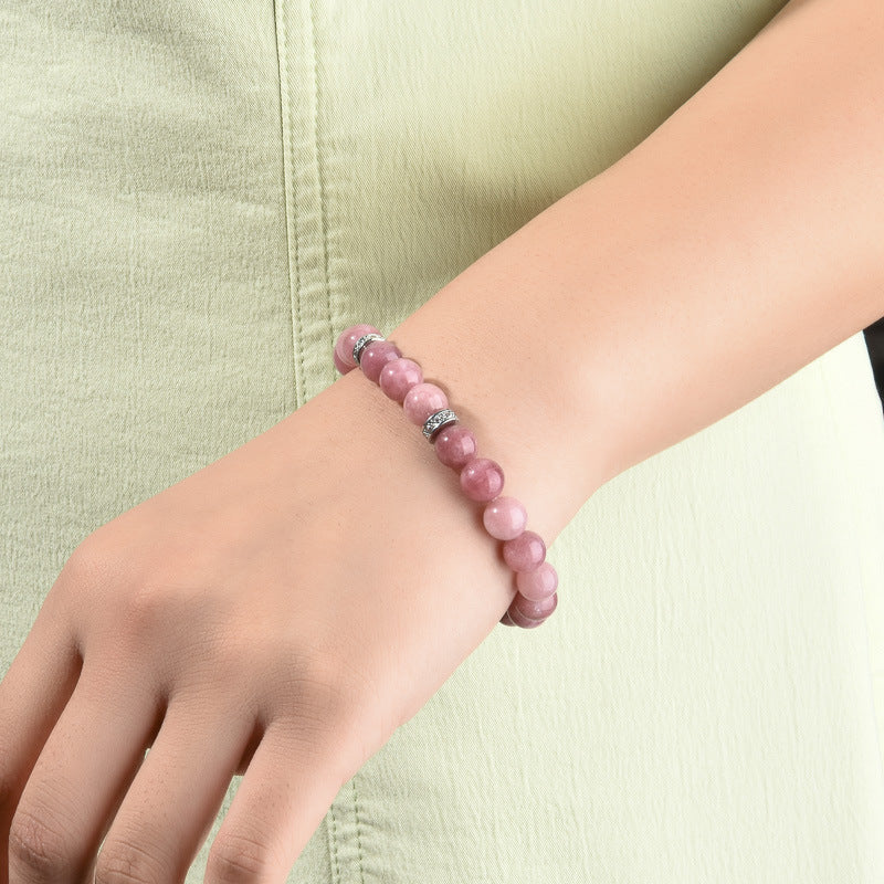 Elegant Geometric Aquamarine Amethyst Sunstone Beaded Bracelet Unisex Fashion Jewelry