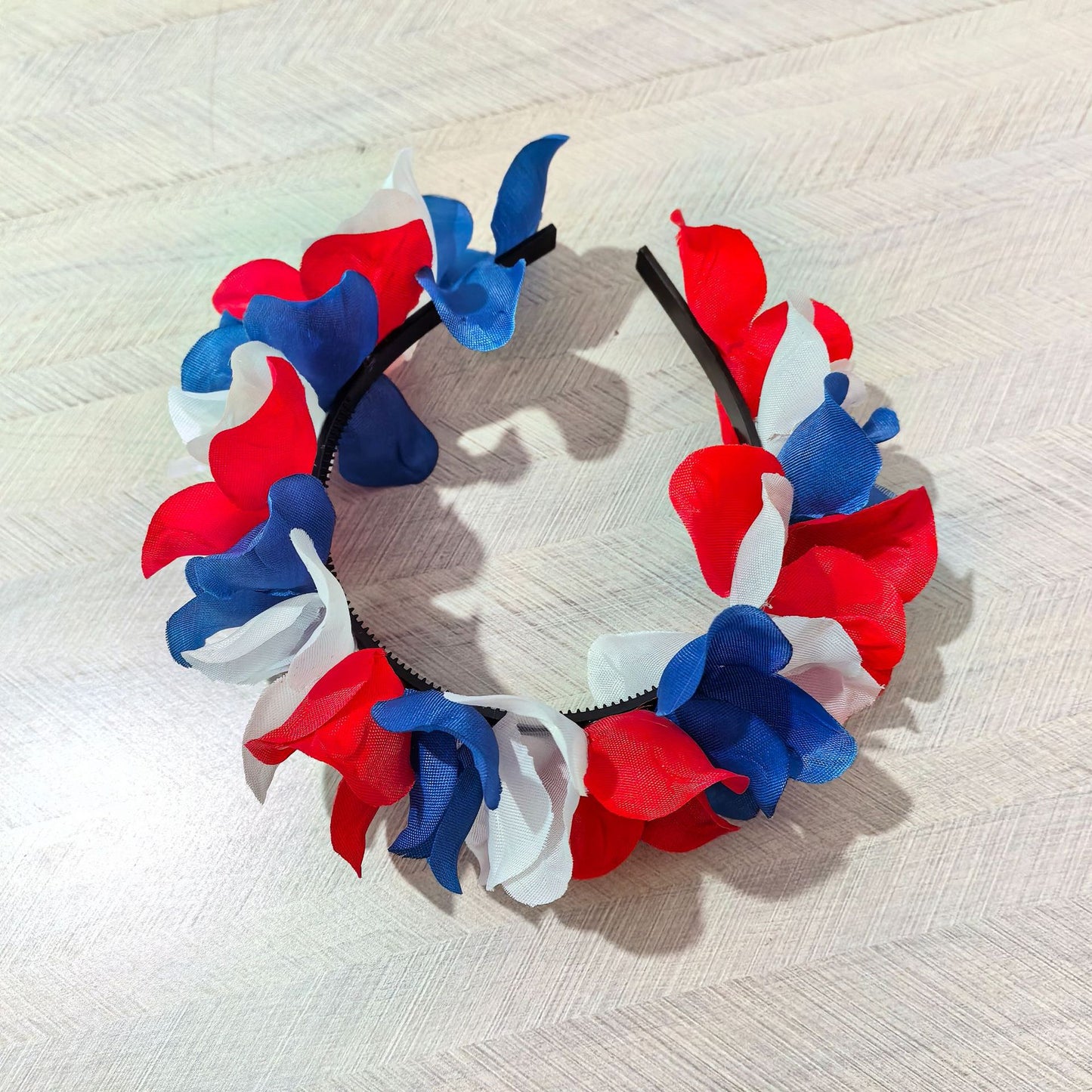 Sweet Floral Fabric Headband for Independence Day Party