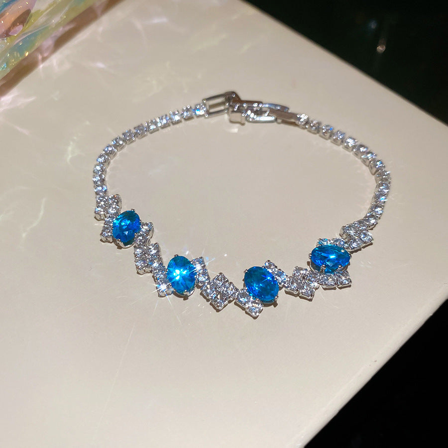 Elegant Gold Plated Brass Butterfly Floral Cubic Zirconia Bracelet for Women