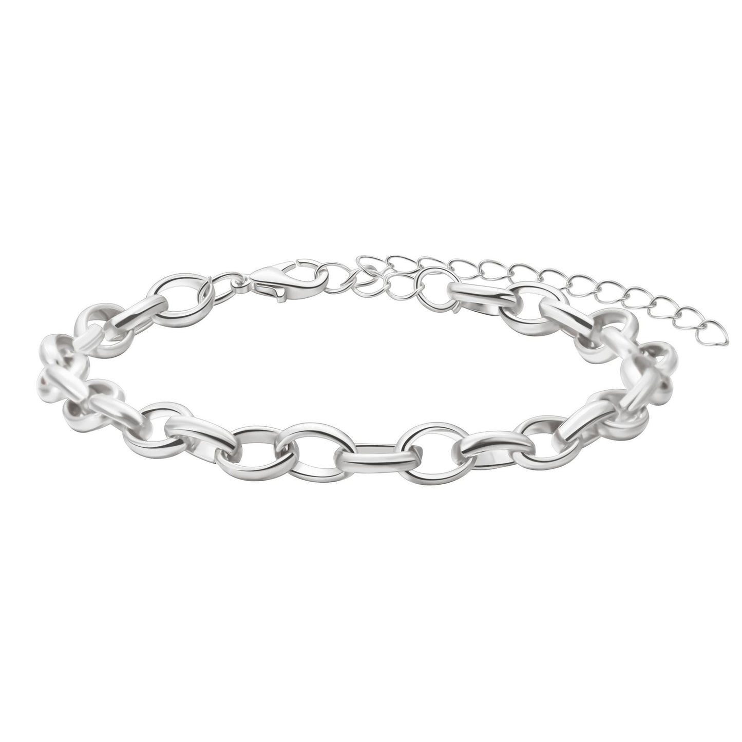 Minimalist Elegant Geometric Alloy Plated Bracelet for Women