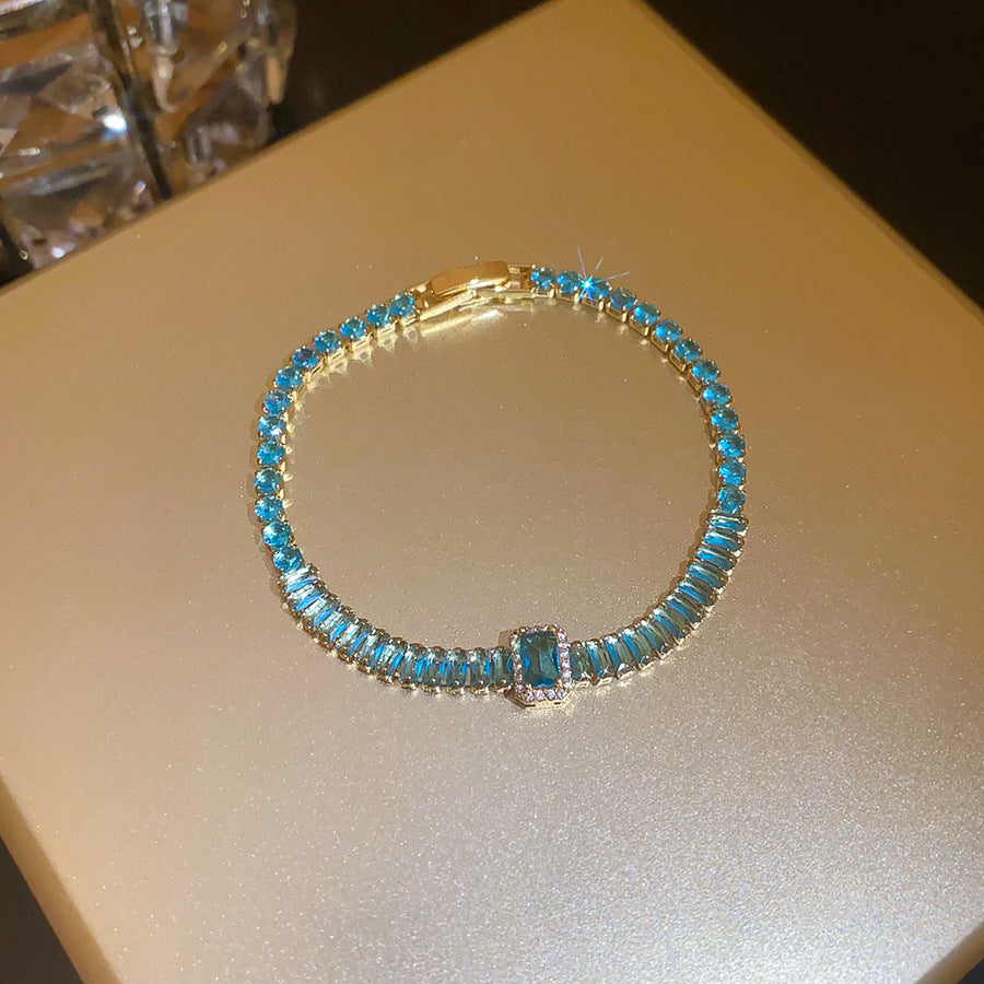 Elegant Gold Plated Brass Butterfly Floral Cubic Zirconia Bracelet for Women