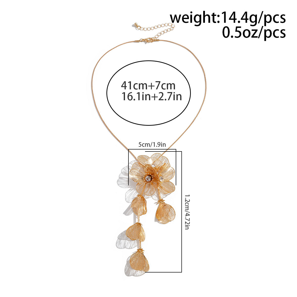 Collar con colgante minimalista de hoja de ginkgo con incrustaciones de pedrería en cobre sobre cadena de serpiente para mujer