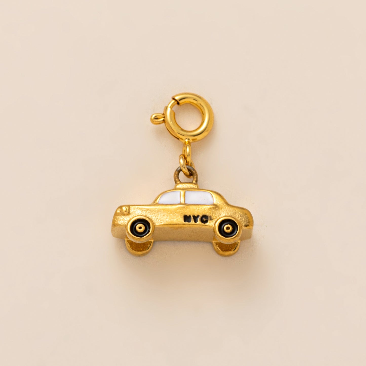 Ciondolo Fai da Te Vintage in Acciaio Inossidabile Placcato Oro 18K, Charm a Stella, Rivestito in PVD