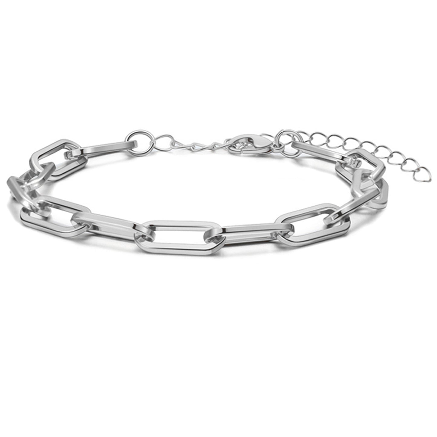 Minimalist Elegant Geometric Alloy Plated Bracelet for Women