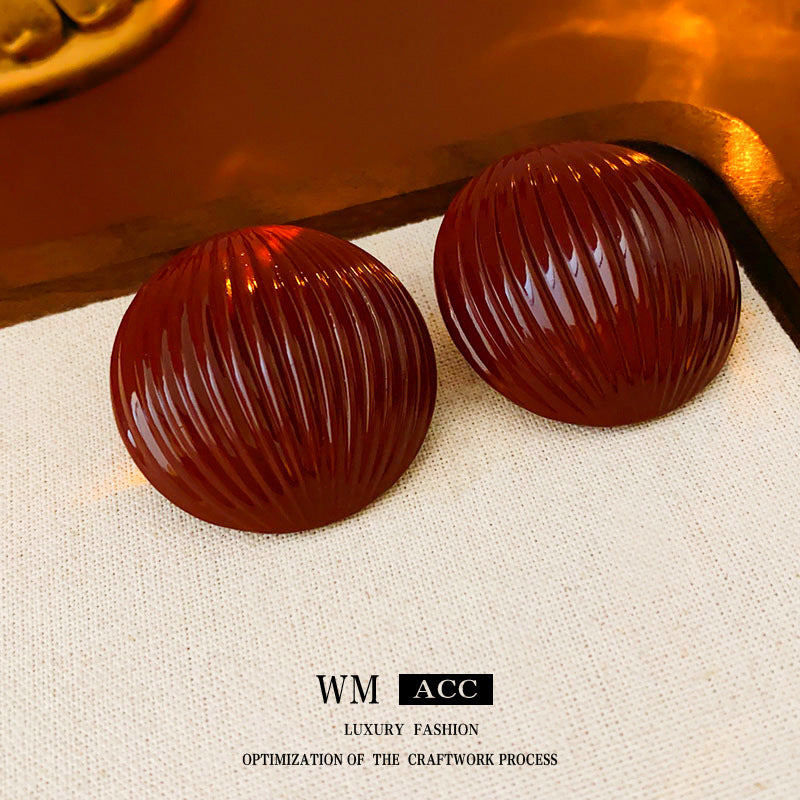 Pendientes colgantes de metal con acabado chapado, diseño floral geométrico de corazón, estilo vintage chic para mujer