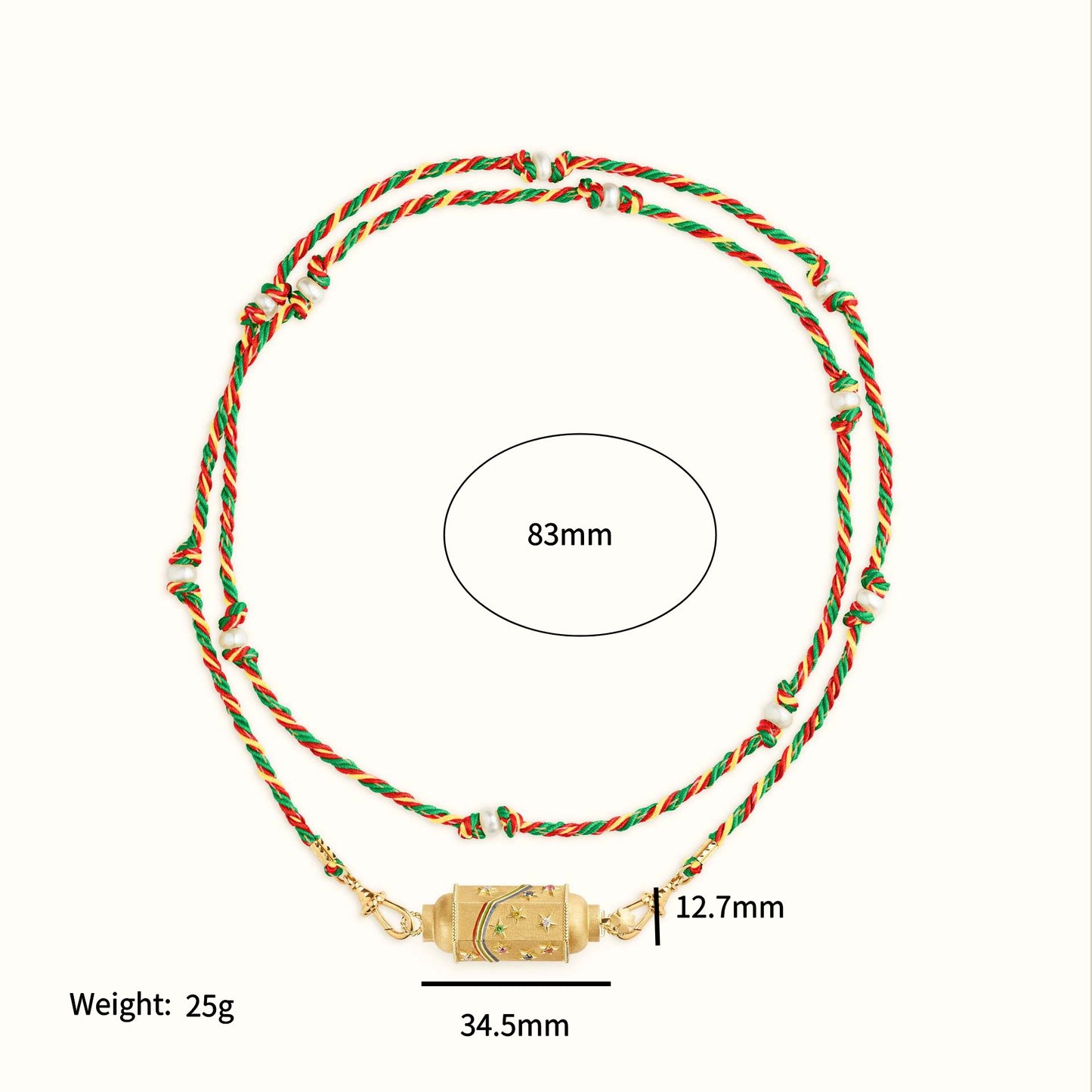 Collar Colgante de Tarot con Ojo y Estrella Geométrica Bohemio para Hombre en Cobre con Baño de Oro