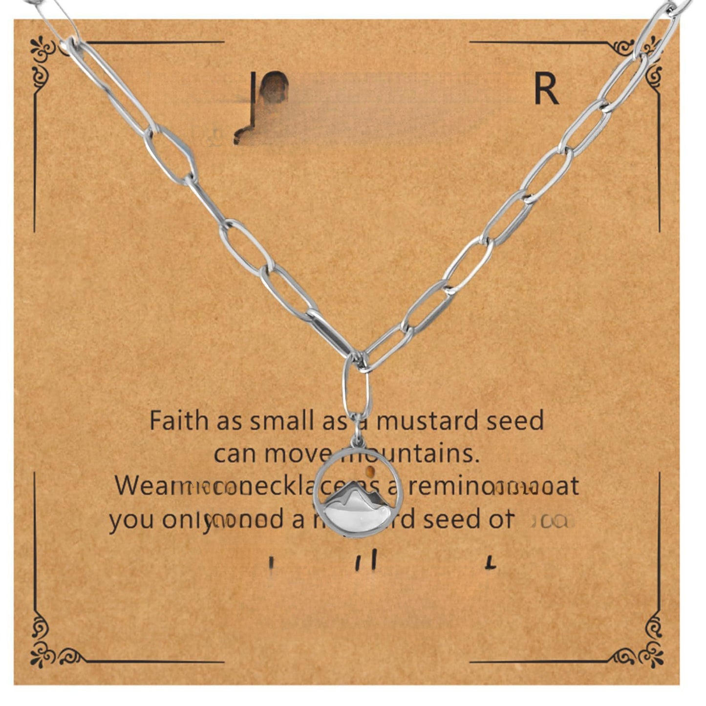 Sweet Floral Oval Geometric Stainless Steel Plated Necklace Unisex Cable Chain