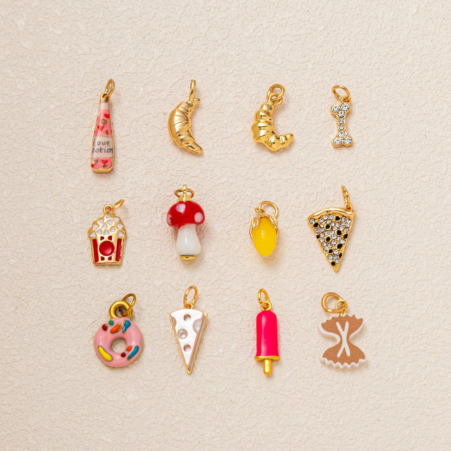 Minimalist PVD Plated Brass Fruit Charm Bar