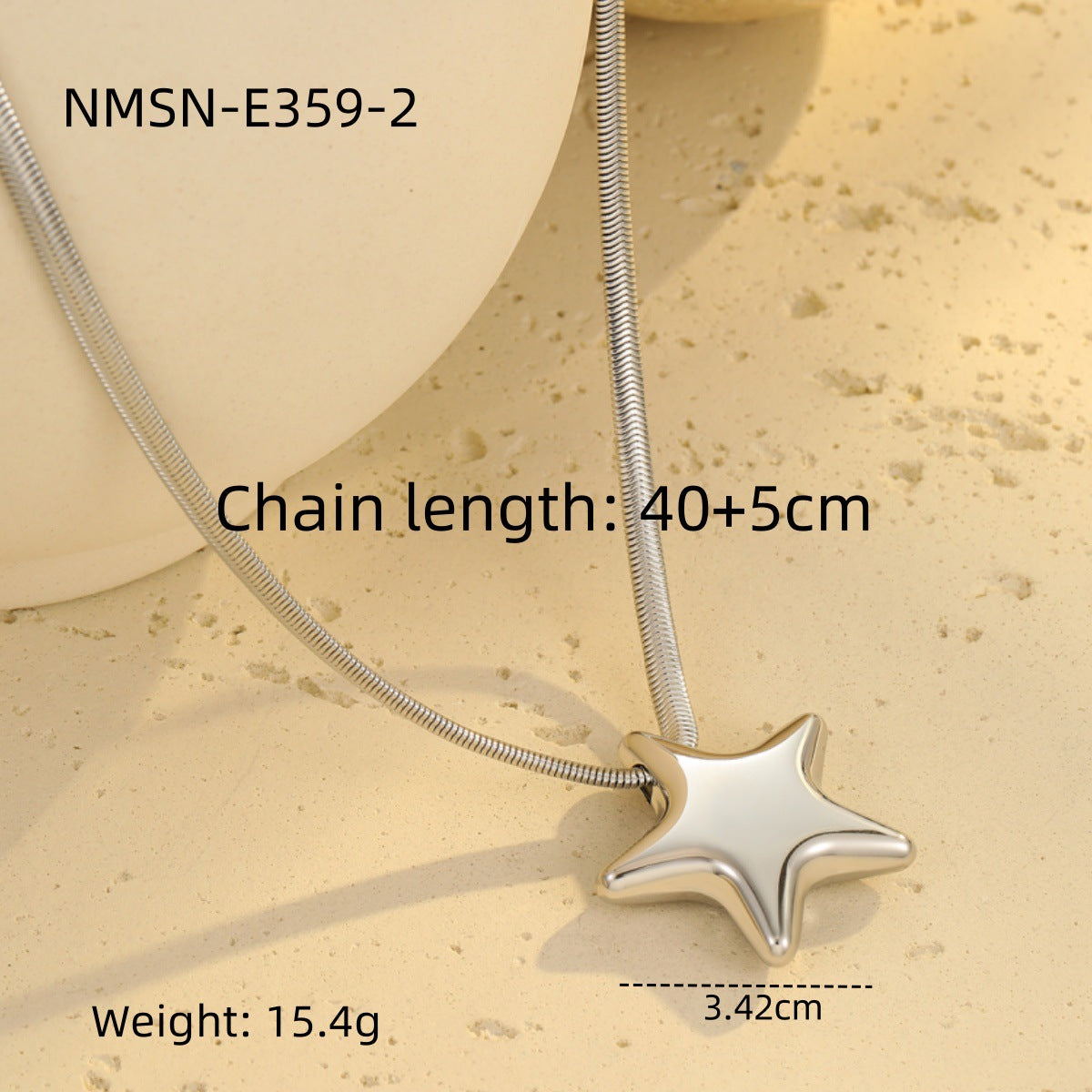 Collana Minimalista da Donna a Catena Snake a Cuore in Acciaio al Titanio con Placcatura in Oro