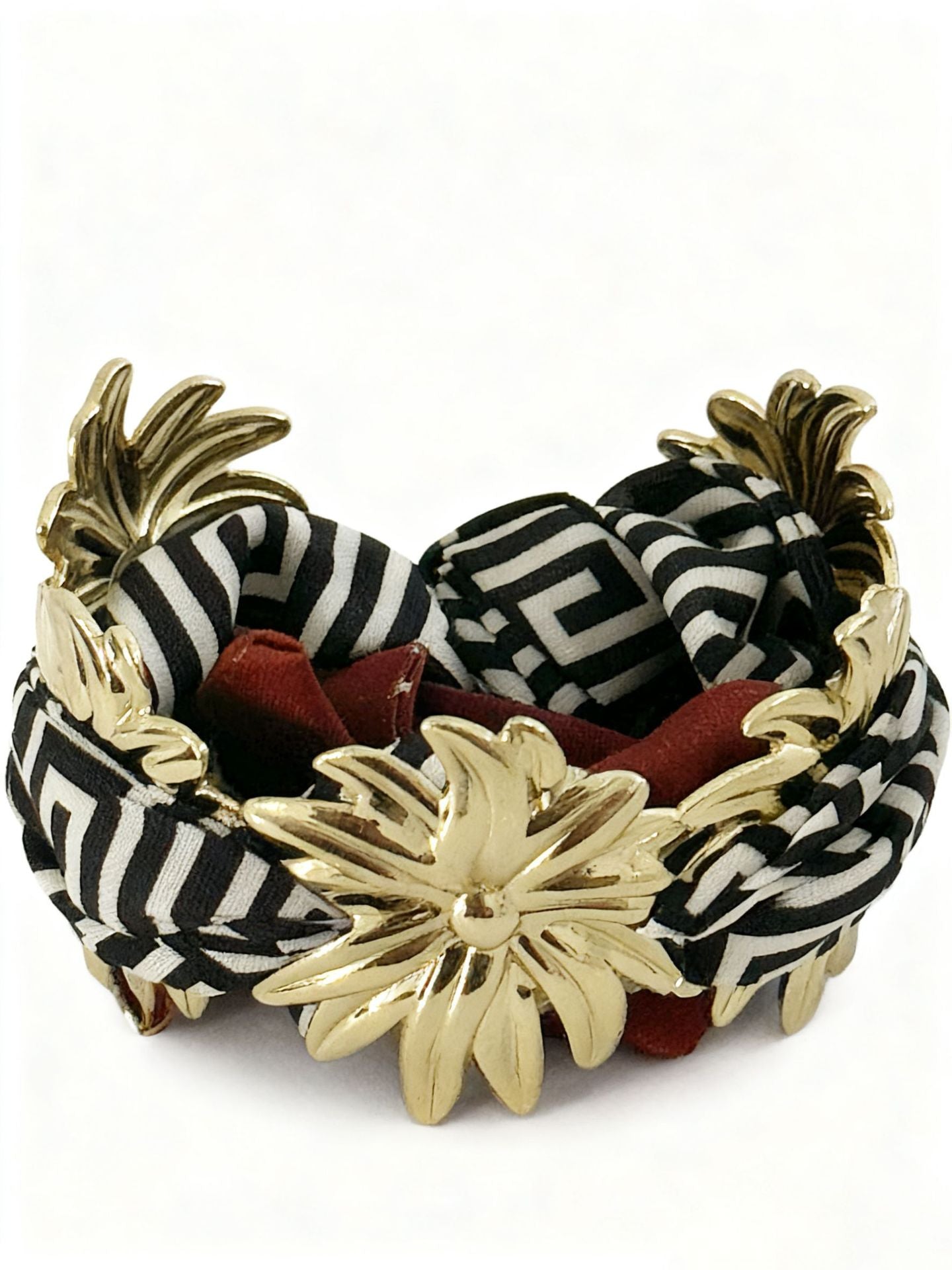 Minimalist Colorful Plated Stainless Steel Leaf Flower Heart Bracelet