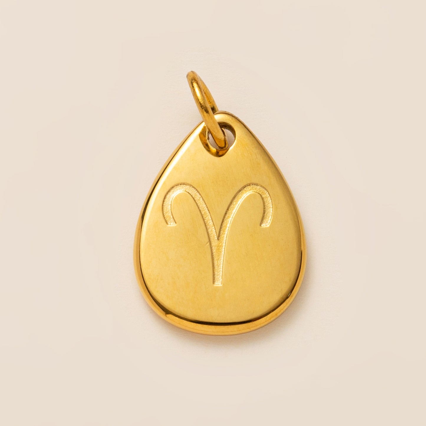 Minimalist Titanium Steel Geometric Pendant with Cubic Zirconia and Zodiac Birthstone Engraving