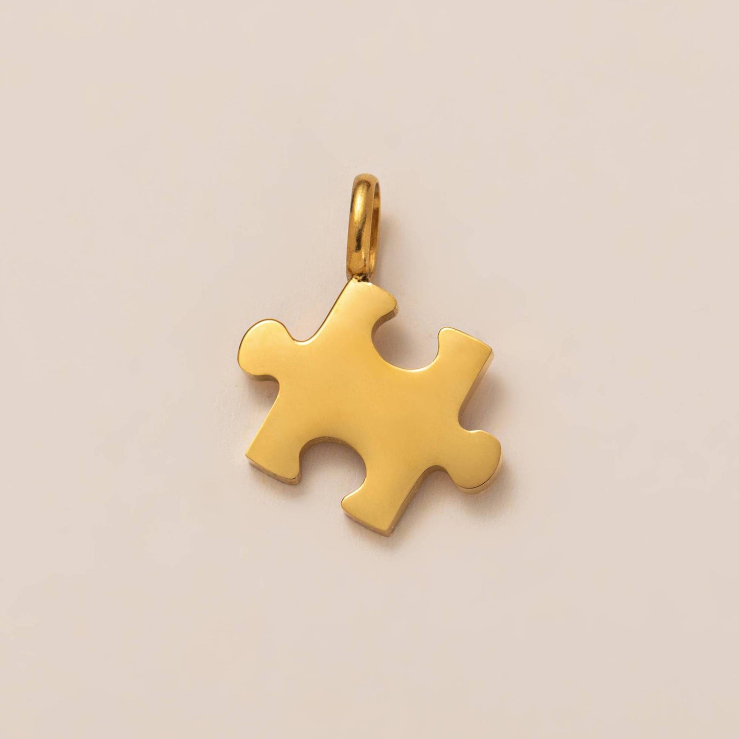 Vintage PVD 18K Gold Plated Stainless Steel Star Charm Bar