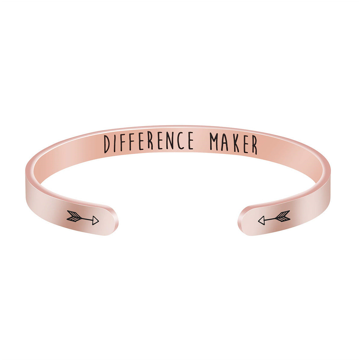 Pulsera de acero inoxidable de moda para mujer con acabado chapado, regalo ideal de Navidad, cumpleaños, Acción de Gracias para mamá