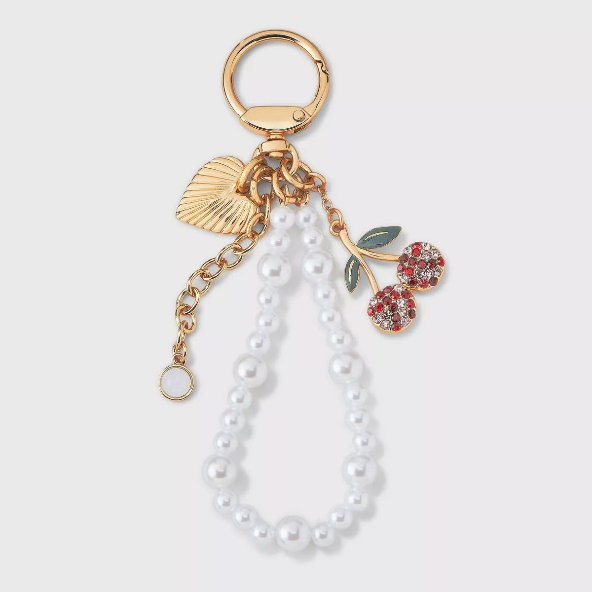 18K Gold Plated Brass Lucky Cat Animal Charm Bar for Bag Keychain DIY Accessories