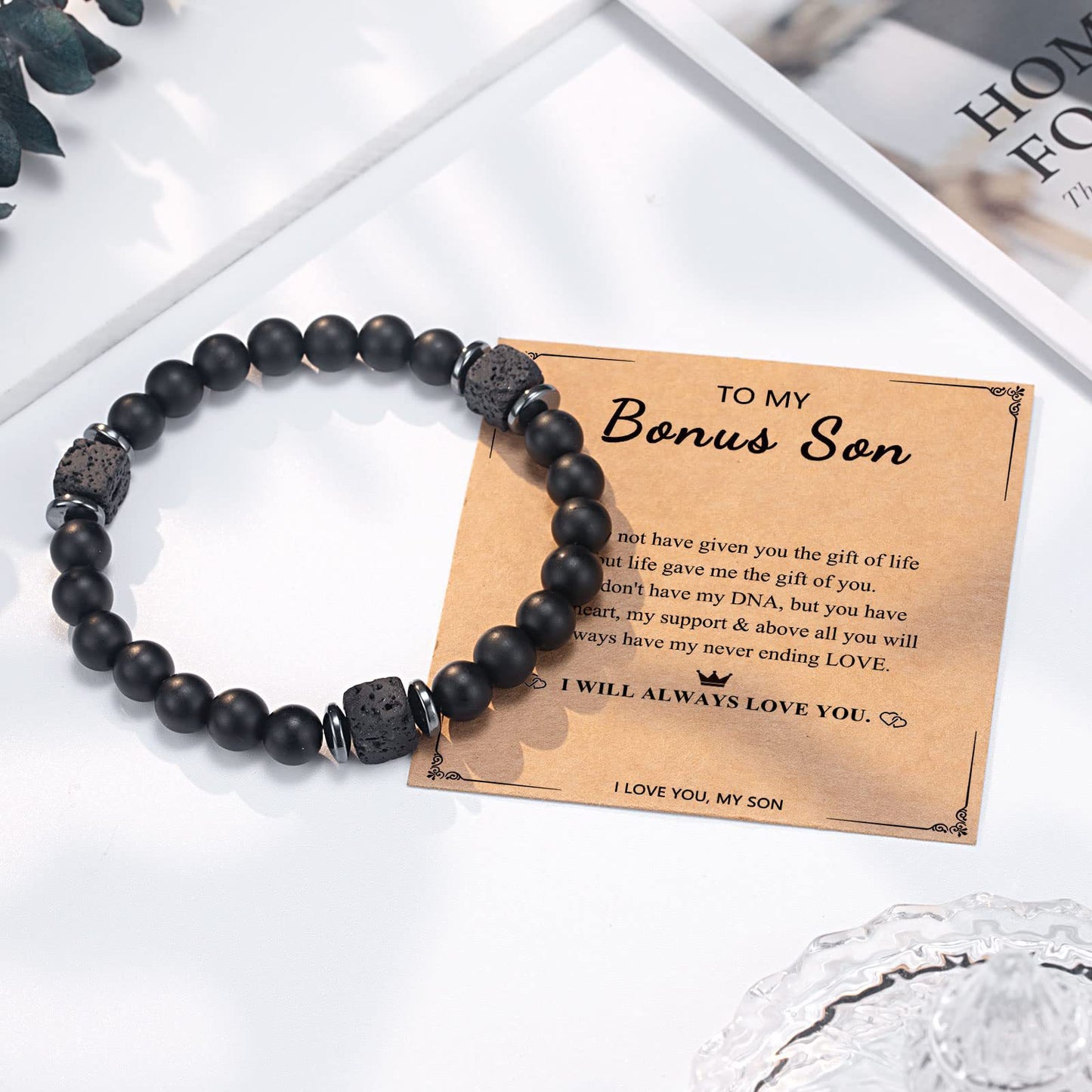 Matte Star Agate Bracelet Unisex