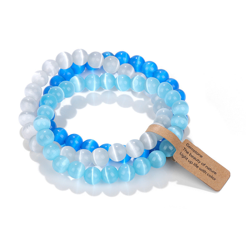Casual Rainbow Fruit Shape Crystal Bracelet for Women