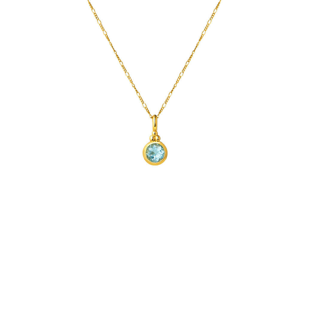 Vintage Geometric Cubic Zirconia Brass Pendant 18K Gold Plated Stainless Steel Charm Bar