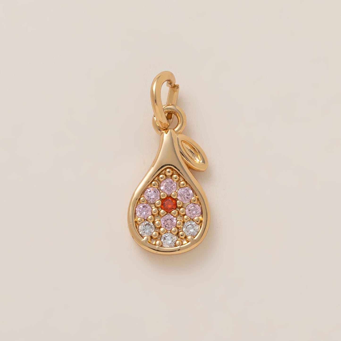 Minimalist Sweet Brass Plated Star Heart Charm Bar