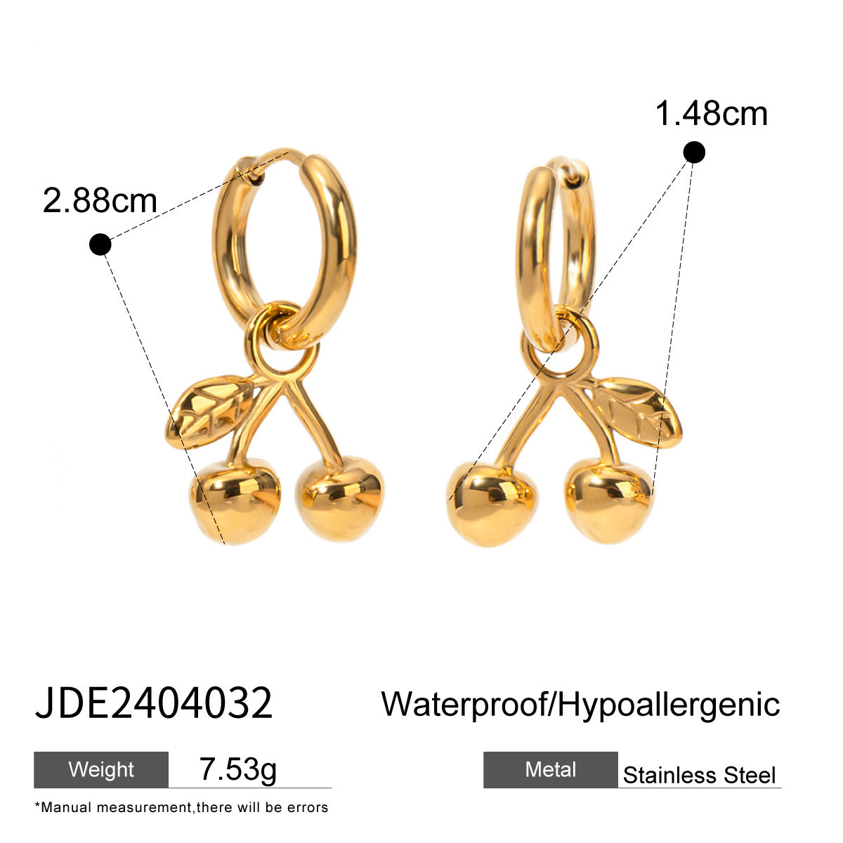 Elegant Geometric Oval Rhinestone Inlay Titanium Steel Stud Earrings PVD Gold Plated