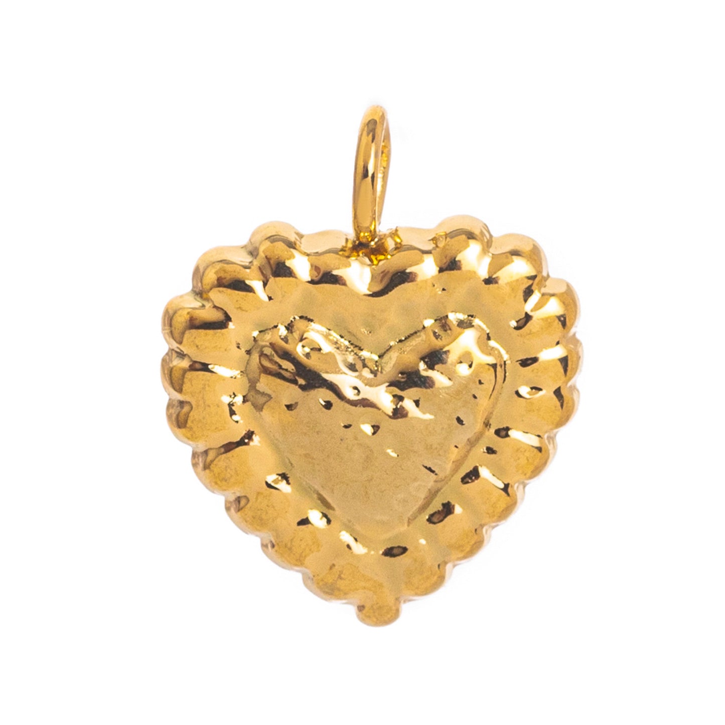 18K Gold Plated Stainless Steel Whisk Pendant Necklace with Cable Chain