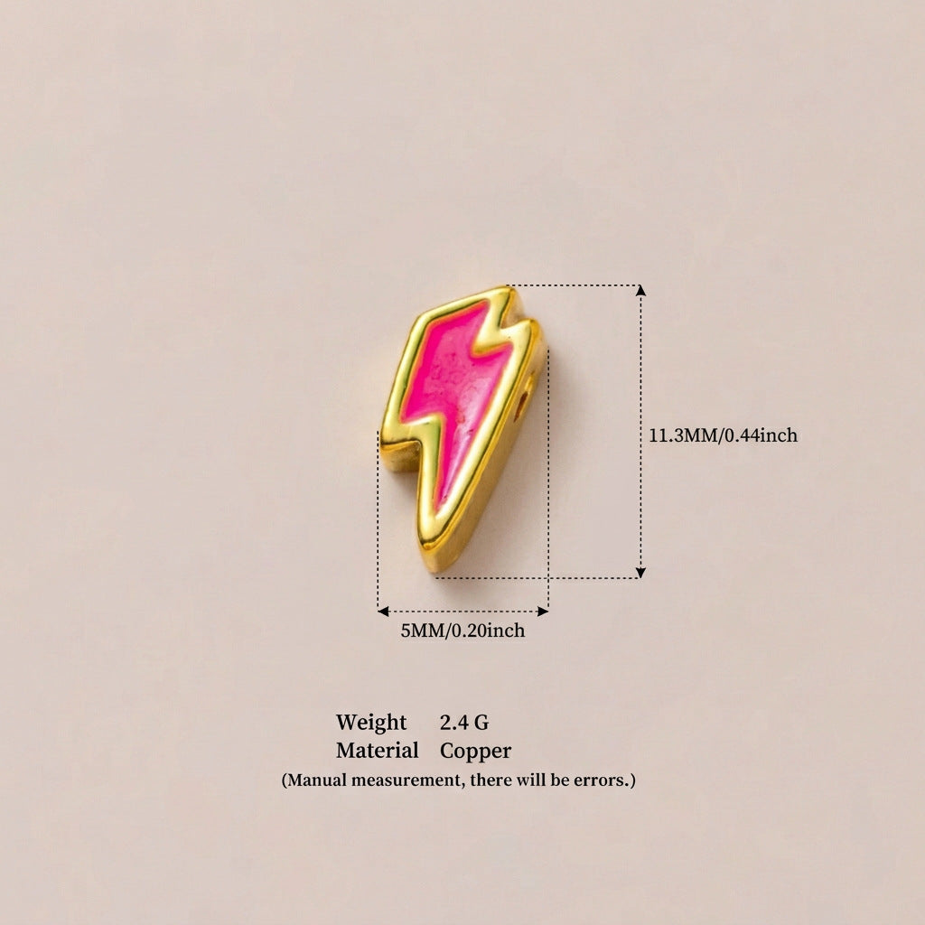 Minimalist Heart Square Brass Plated Charm Bar Necklace Corn Chain Unisex
