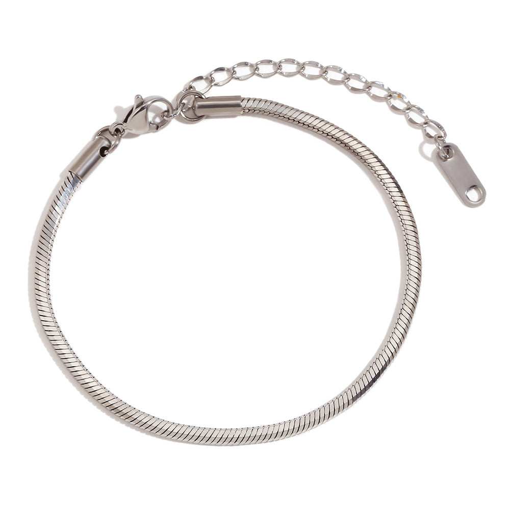 Collana pendente esagonale geometrica minimalista in acciaio inossidabile con placcatura in oro 18 carati da donna