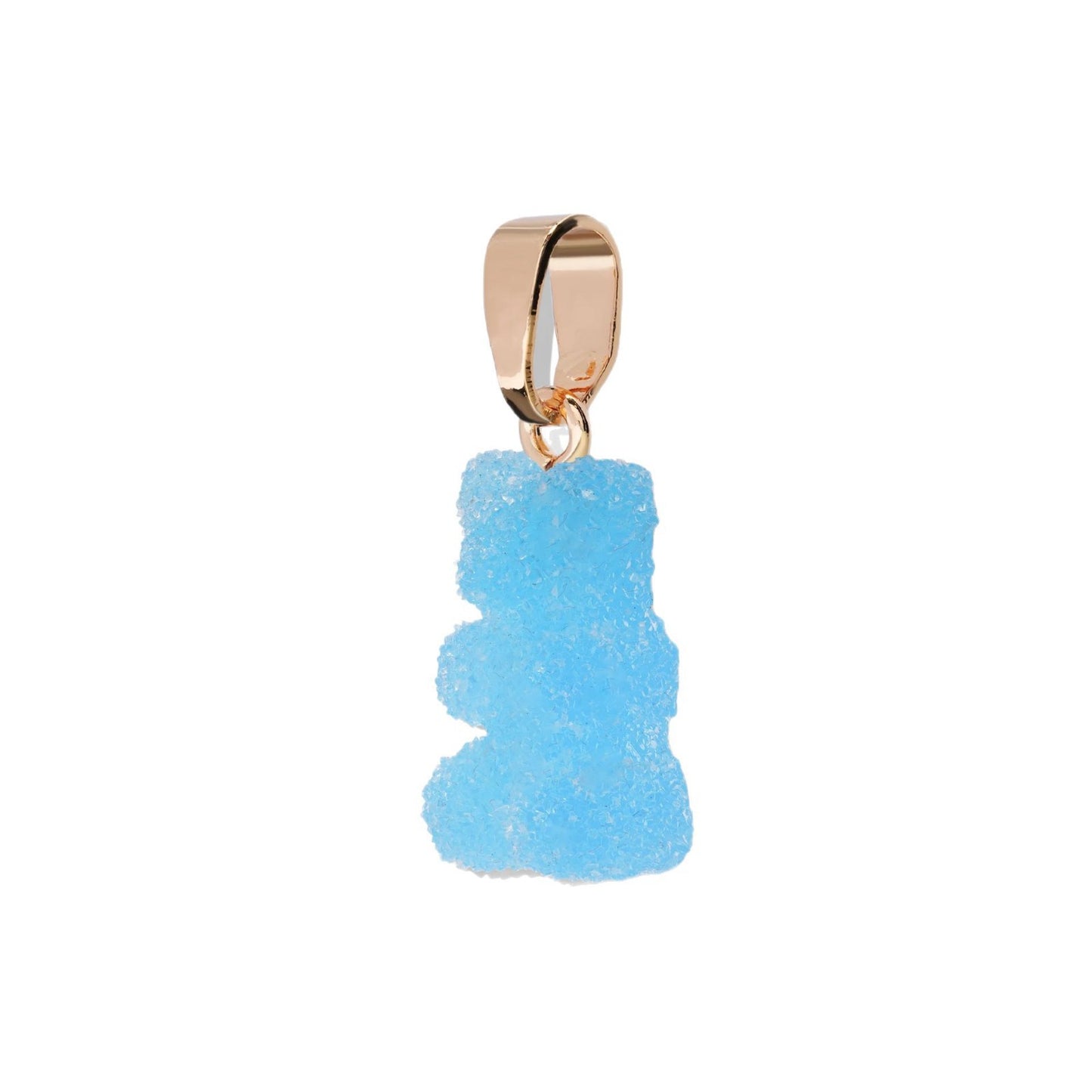 Colorful Plated Stainless Steel Bear Charm Bar for DIY Jewelry Making