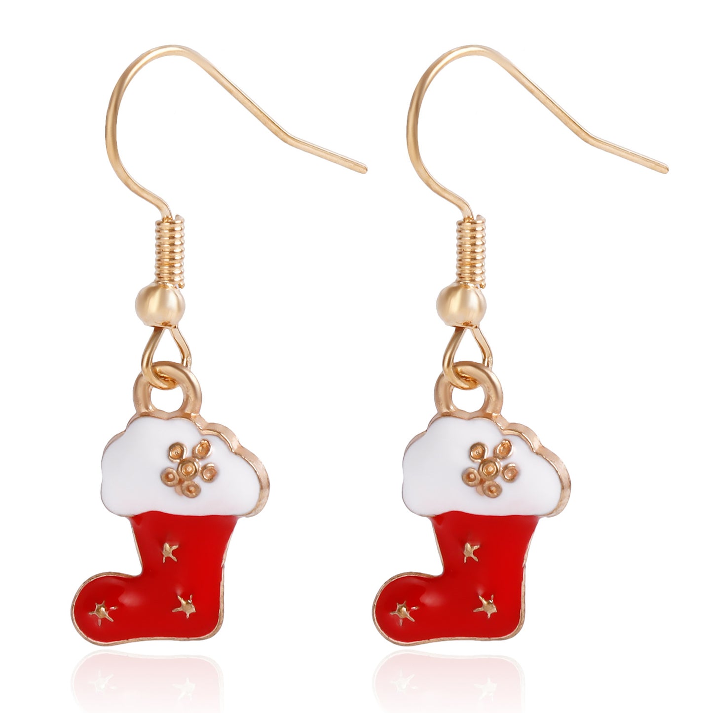 Geometric Plated Alloy Earrings for Women