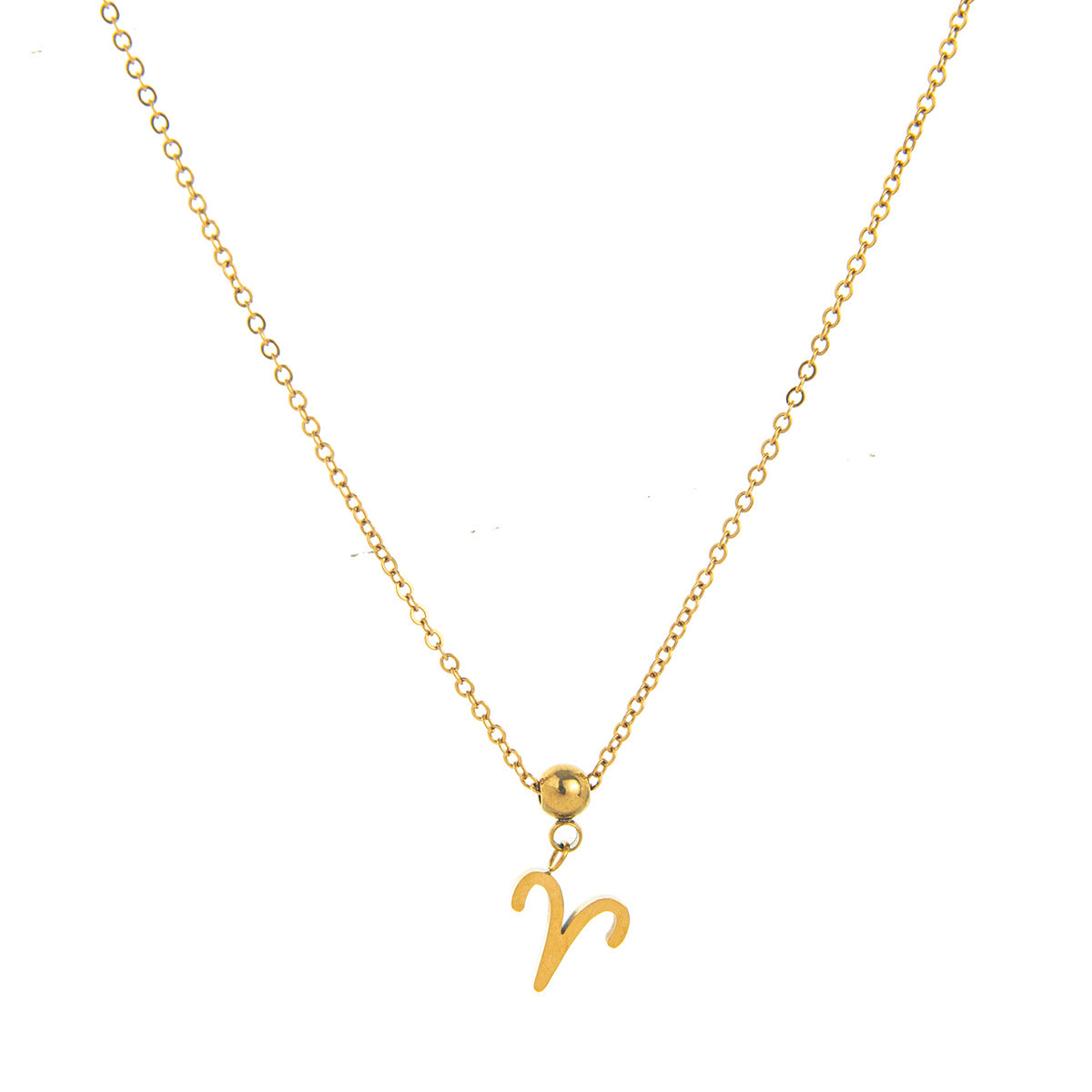 Zodiac Pattern Stainless Steel PVD Pendant