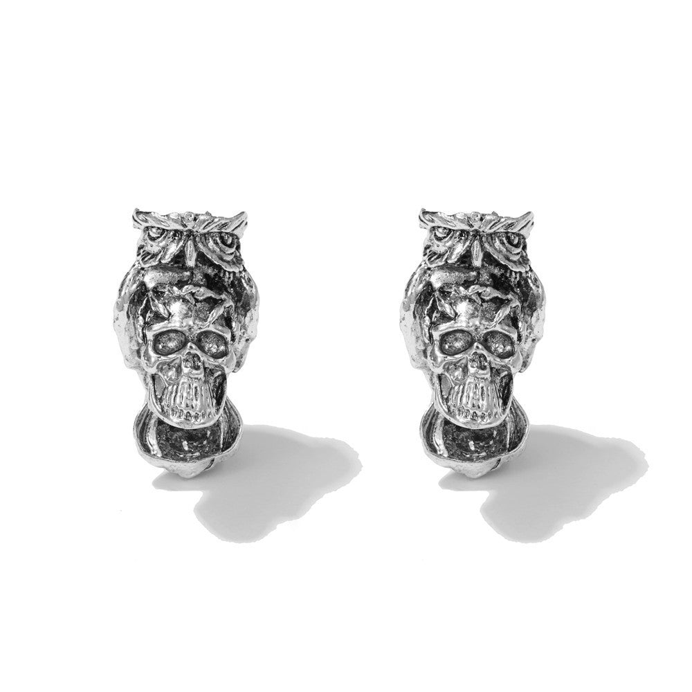 Plated Alloy Rhinestone Charm Bar