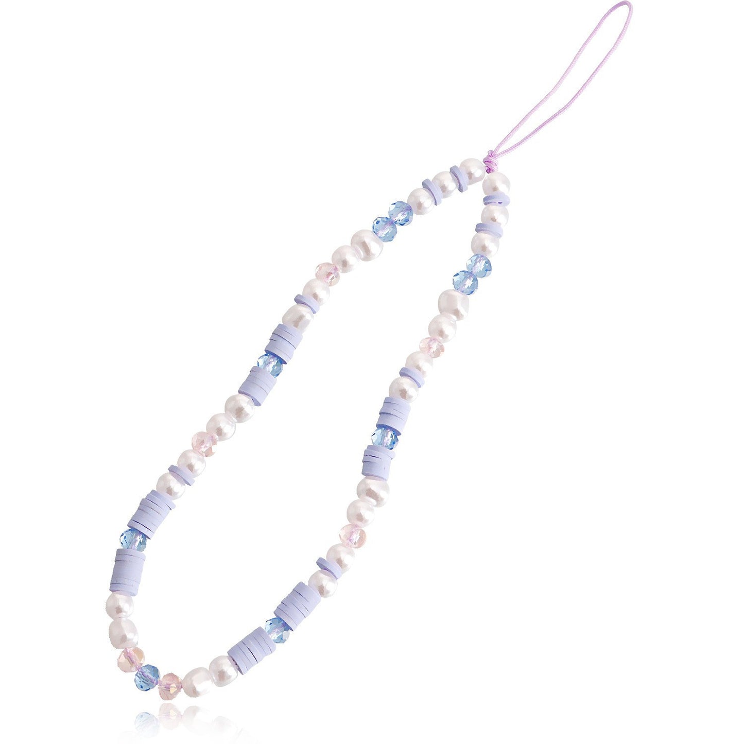 Sweet Fruit Pattern Acrylic Plated DIY Charm Bar Phone Strap