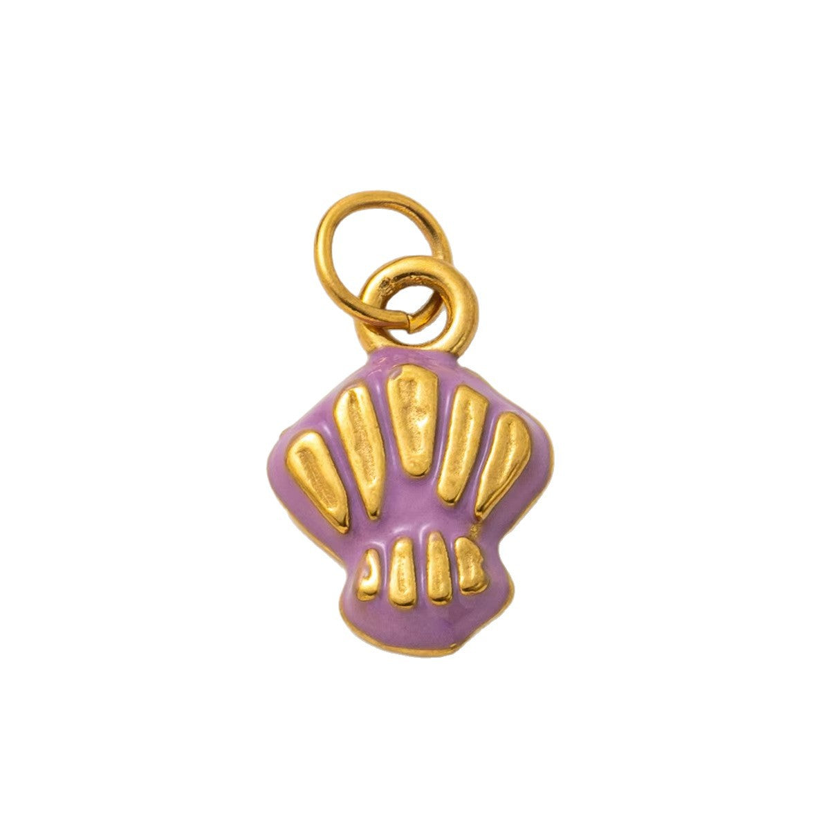 Vintage 18K Gold Plated Stainless Steel Pendant Charm Bar