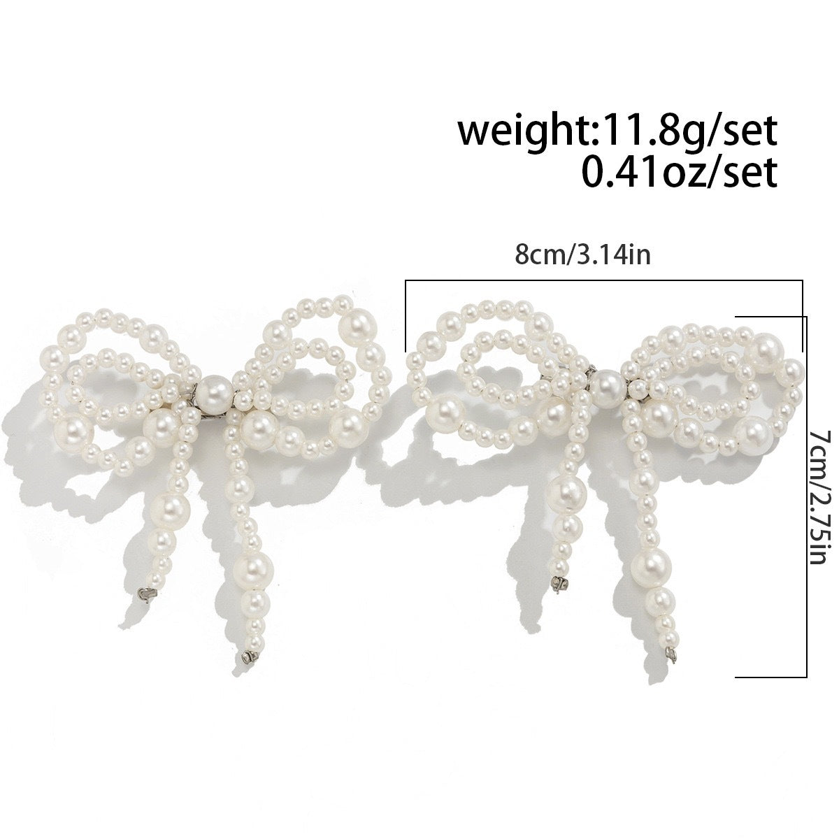 Minimalist Imitation Pearl Ball Chain Anklet with Bow Pendant for Women