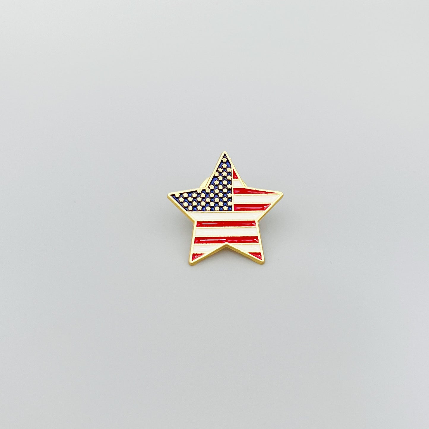 Fashion Business Drip Oil Zinc Alloy Star Heart Brooch Pin for Unisex