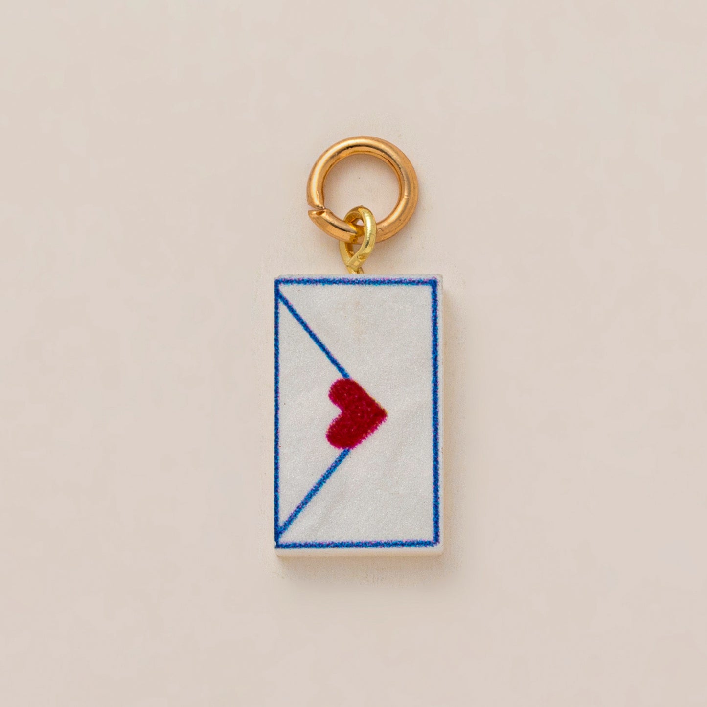 Vintage 18K Gold Plated Brass DIY Charm Bar Pendant