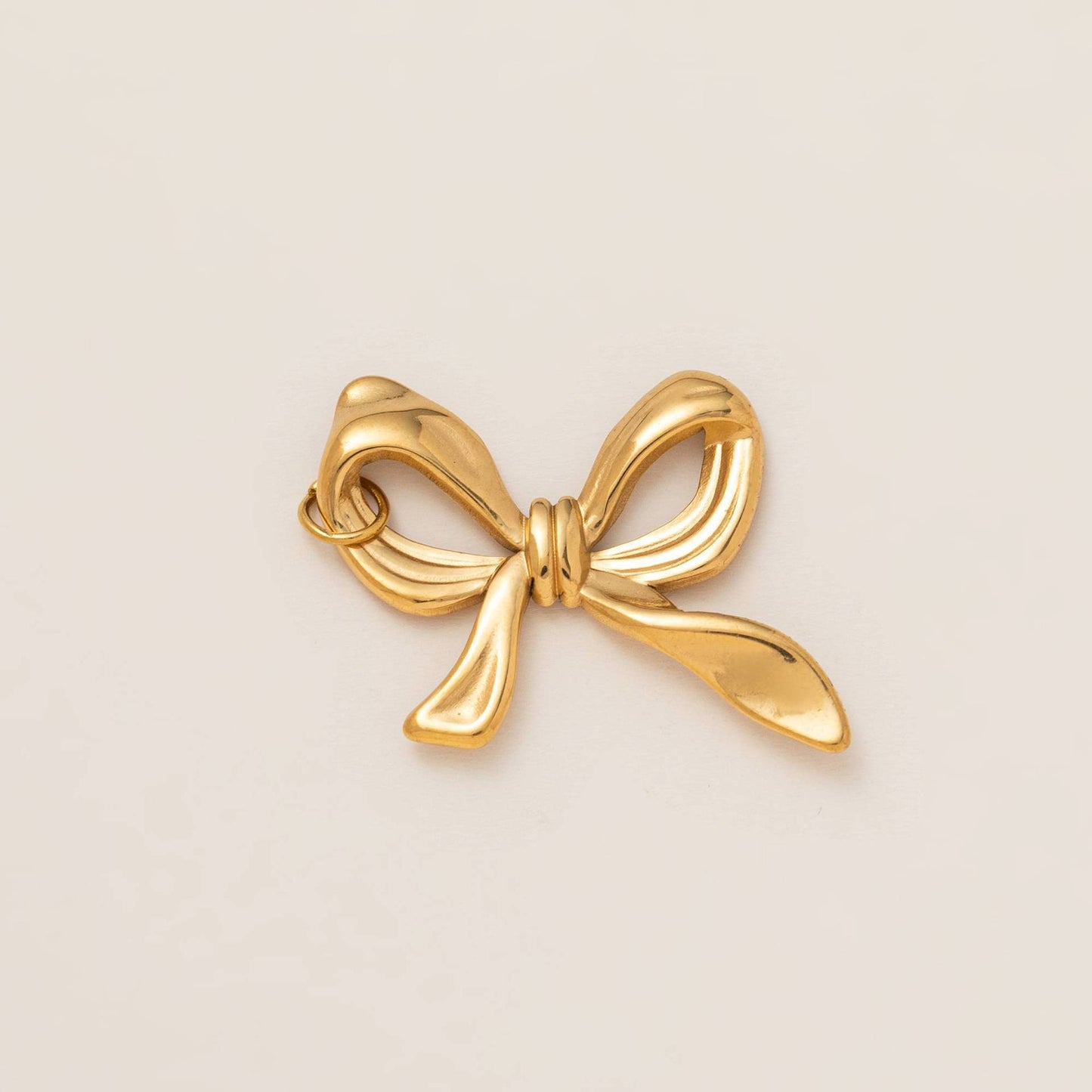 Vintage Plated Stainless Steel Heart Geometric Charm Bar