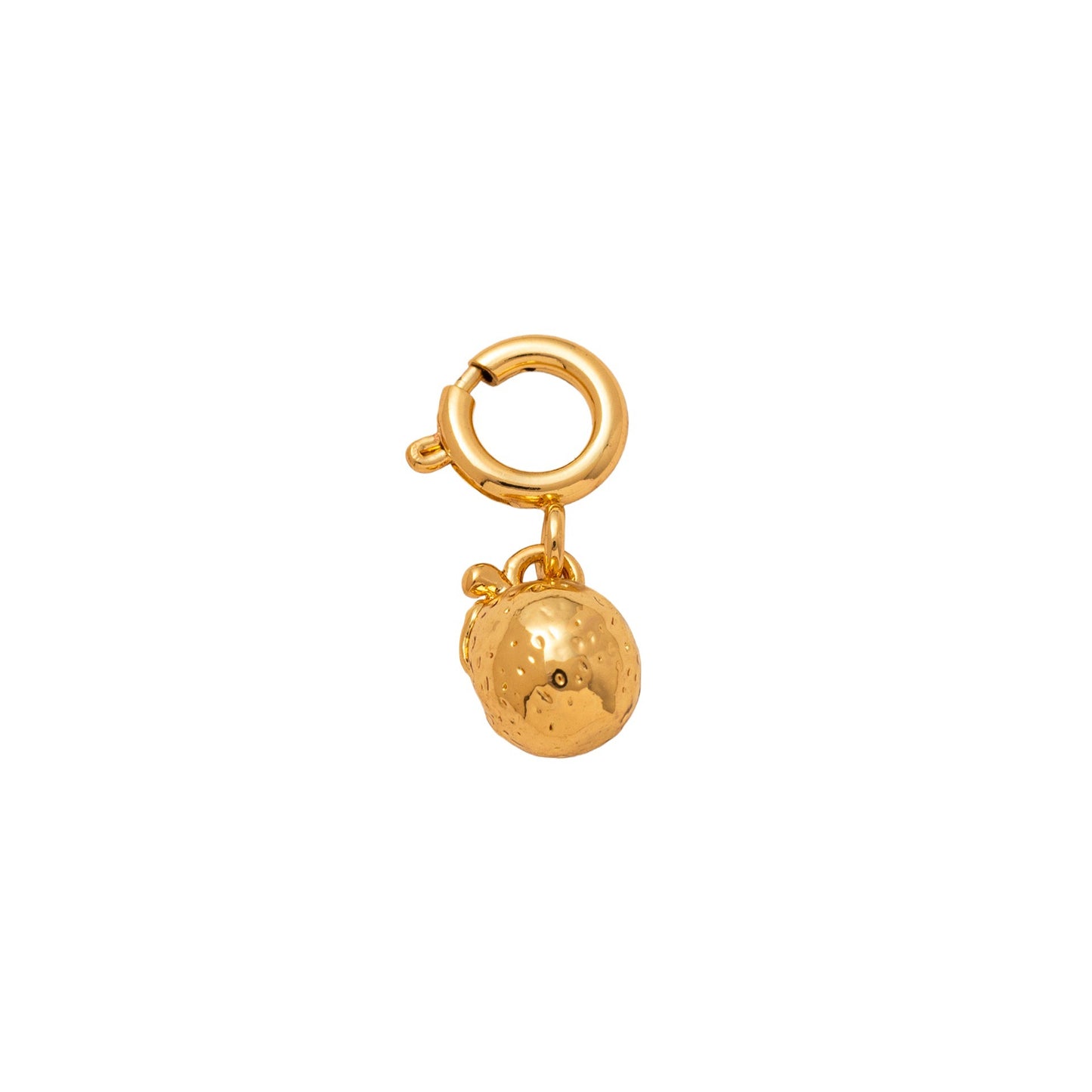 Minimalist Brass Plated Fruit Pendant Necklace