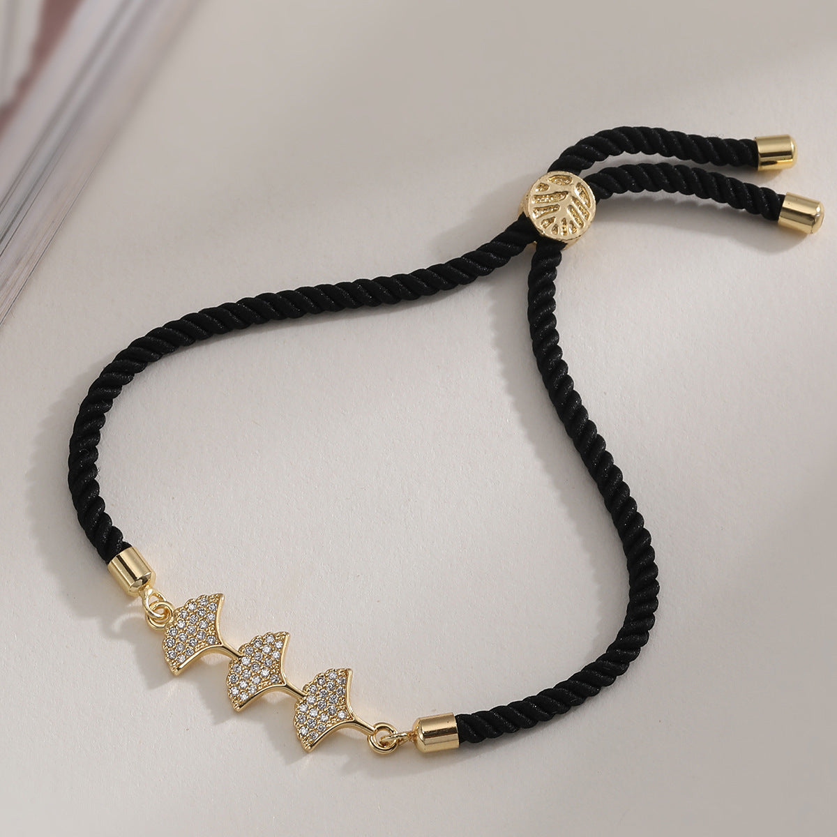 Fashion Commuter 18K Gold Plated Brass Micro-inlay Cubic Zirconia Geometric Butterfly Bracelet for Women