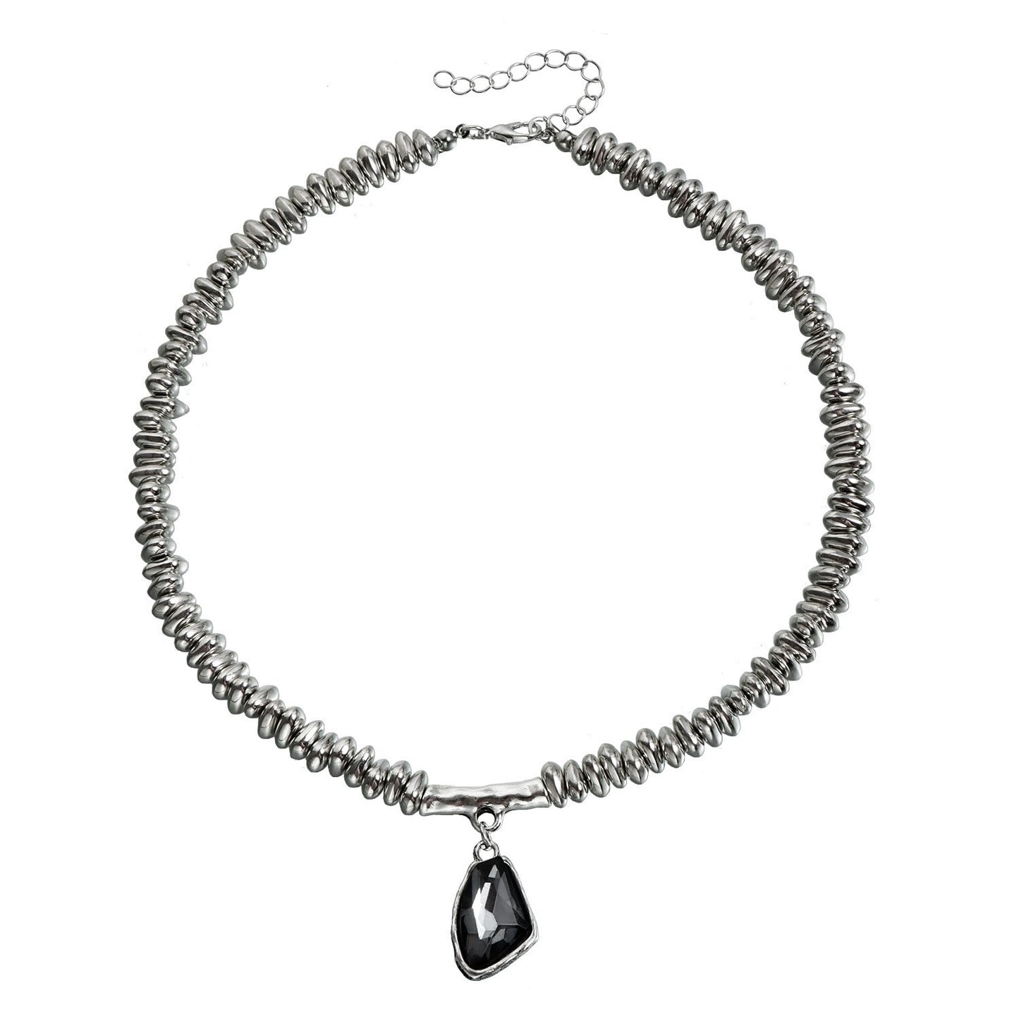 Elegant Geometric Alloy Plated Pendant Necklace for Women