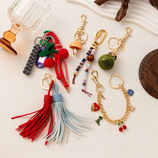 Vintage Alloy Plated Cherry Knot Bag Charm