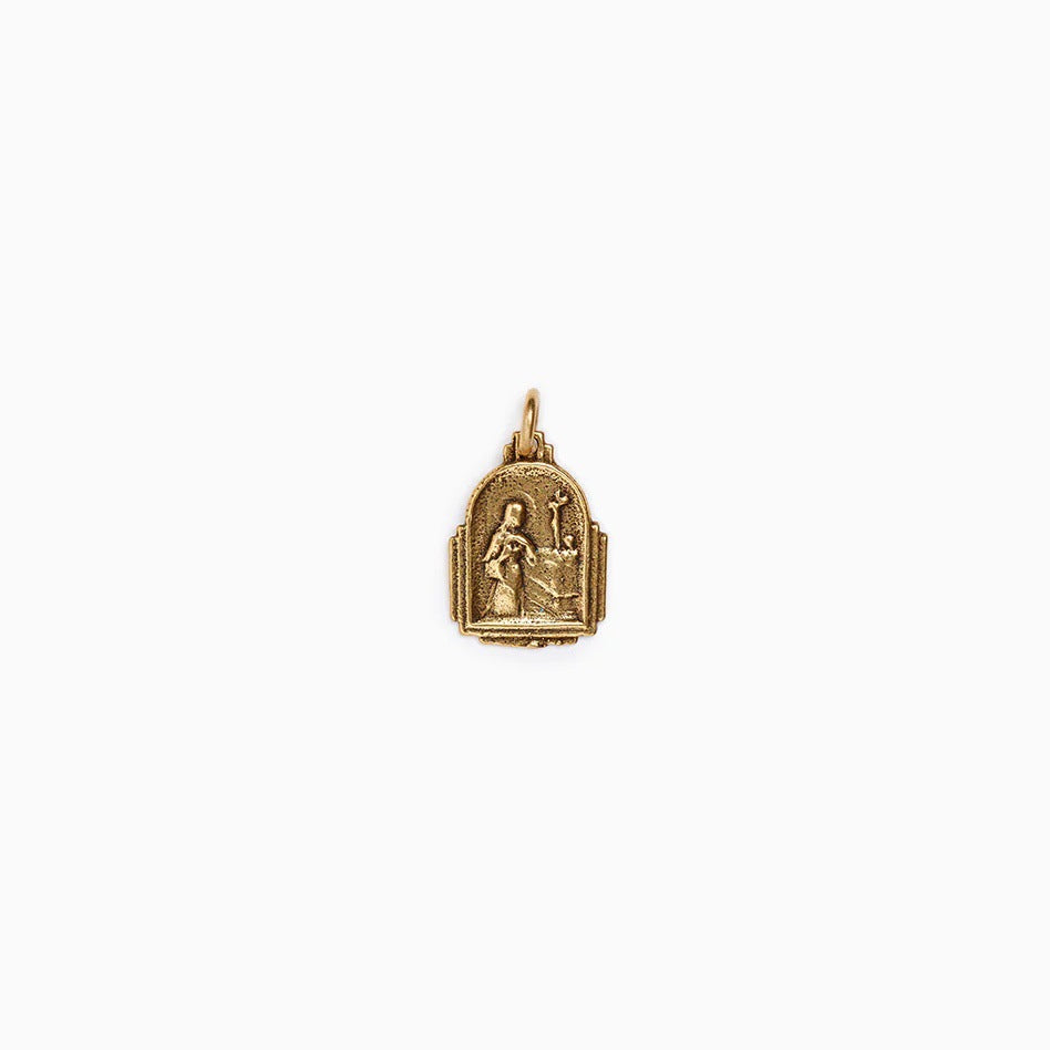 Luxury Gold Plated Stainless Steel Animal Charm Bar Necklace for Unisex