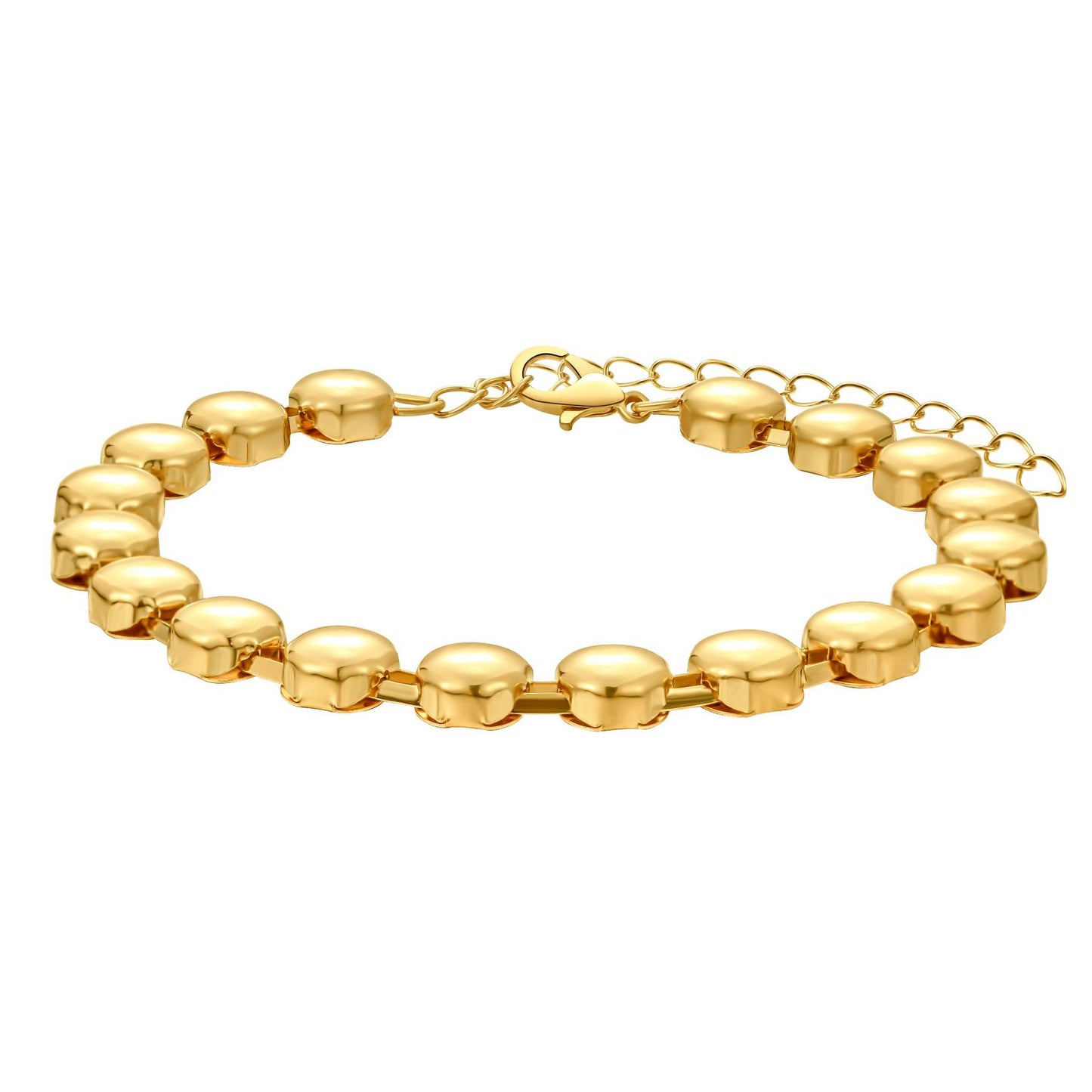 Minimalist Elegant Geometric Alloy Plated Bracelet for Women