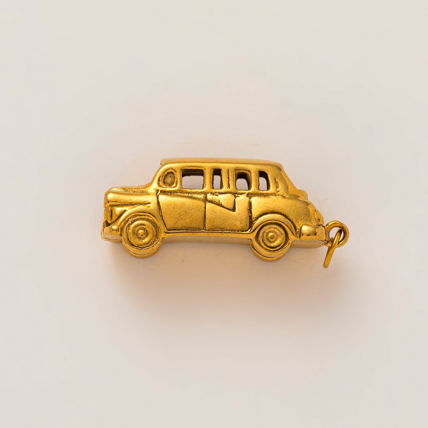Vintage 18K Gold Plated Geometric Stainless Steel Pendant