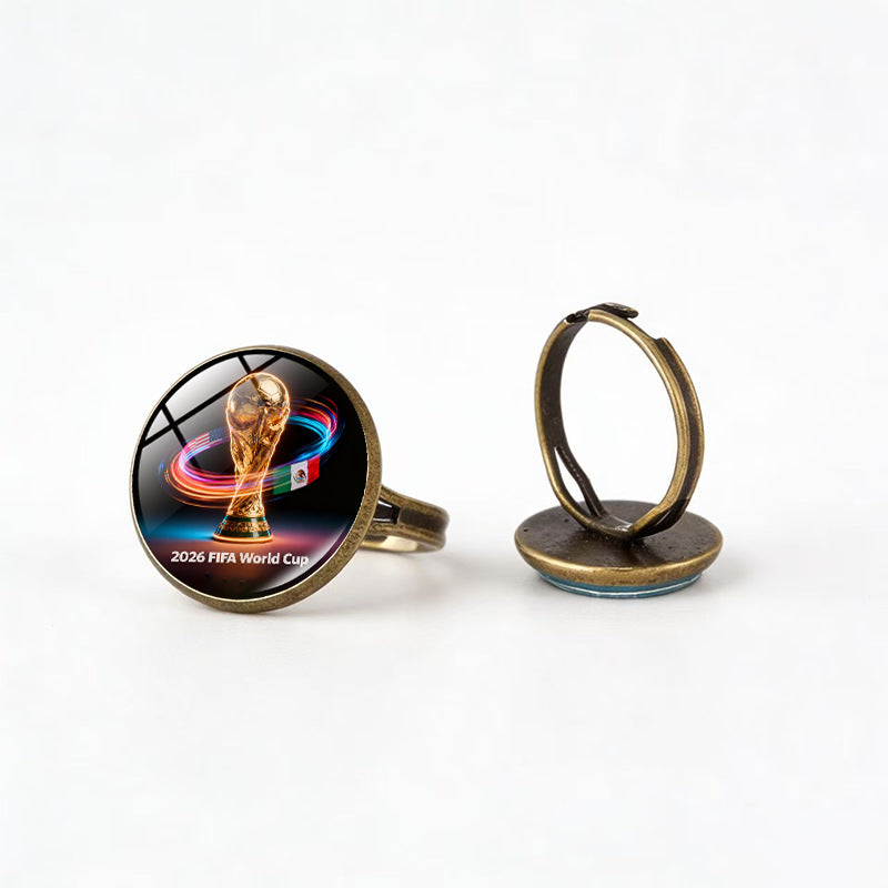 Sporty Geometric Alloy Plated Ring Unisex Fashion Jewelry