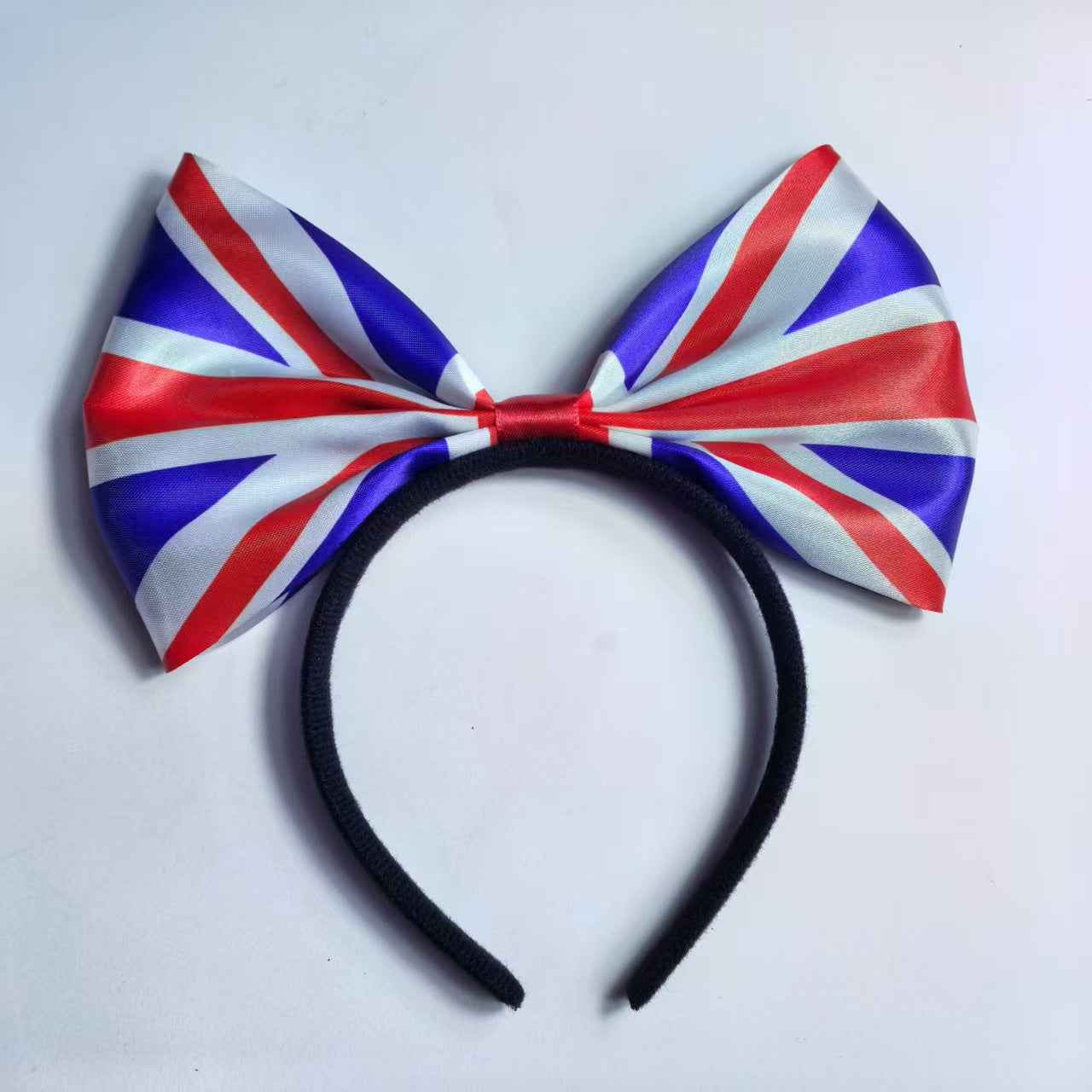 World Cup National Flag Bow Headband Resin Hair Accessory for Soccer Party