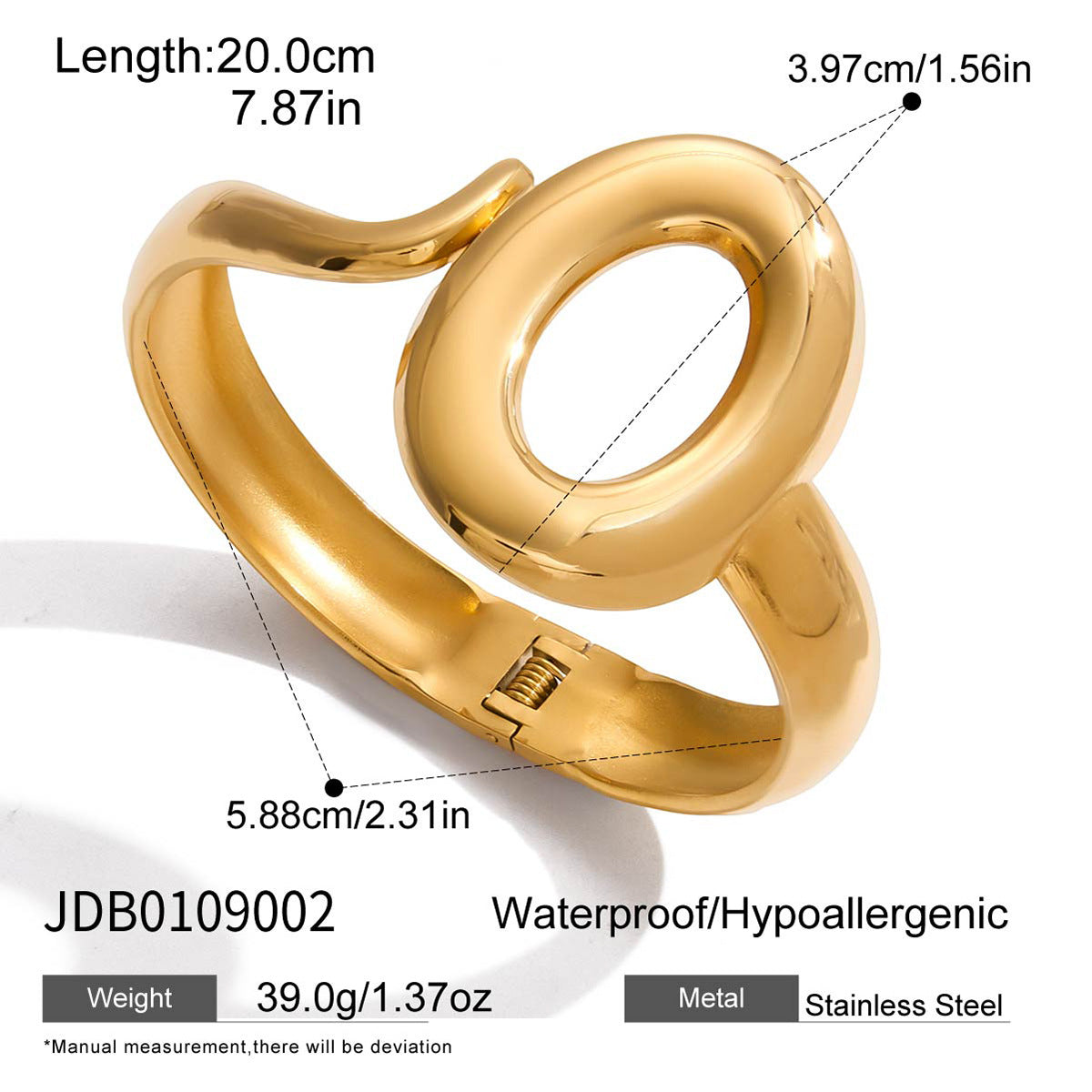 Juego de pulsera de anillo de acero de titanio geométrico de lujo con patrón de estrella, chapado en oro al vacío PVD, joyería de mano de acero inoxidable para mujer
