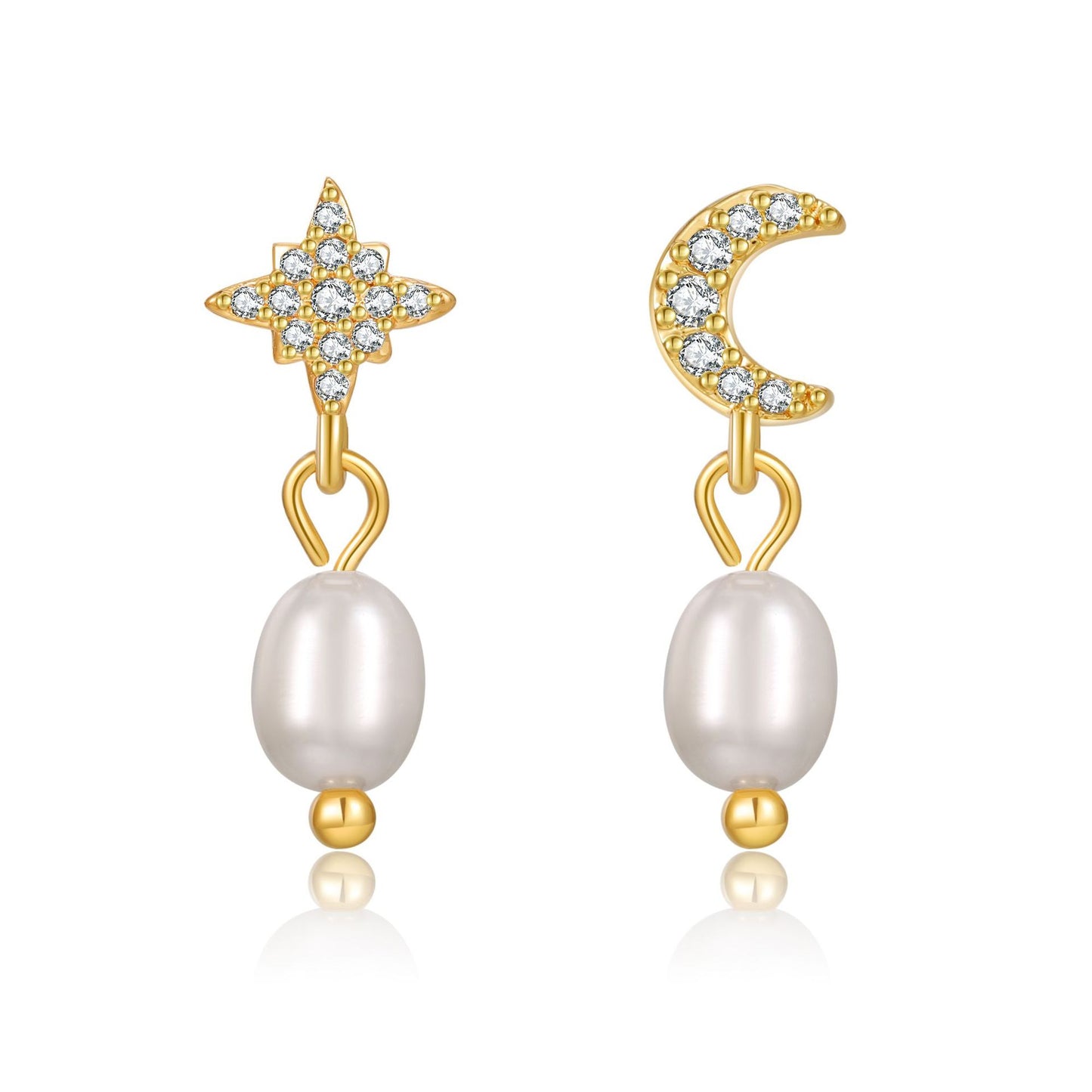 Luxury Elegant Geometric Alloy Rhinestone Inlay Earrings for Women